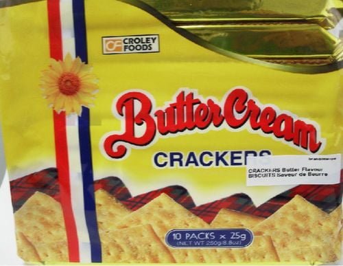 Croley Crackers Butter Flavour. 10 x 25 g
