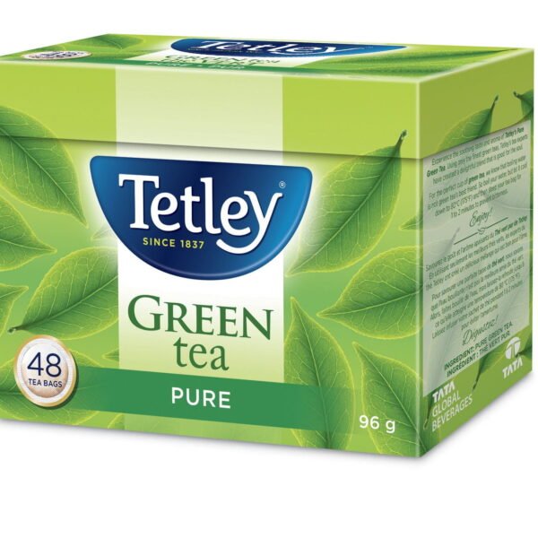 Tetley Pure Green Tea. 48 tea bags
