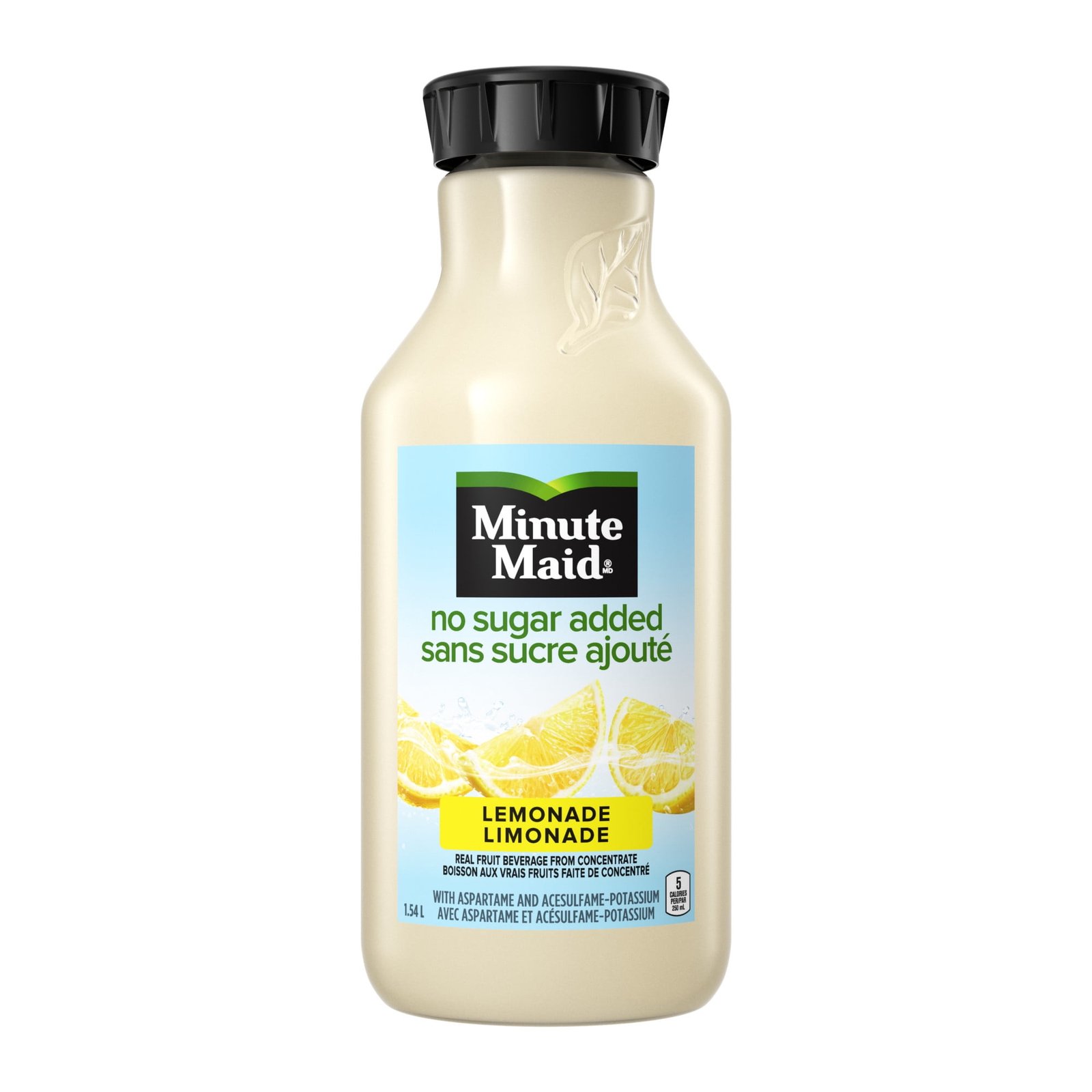 Minute Maid No Sugar Added Lemonade Bottle. 1.54 Liters. 1.54