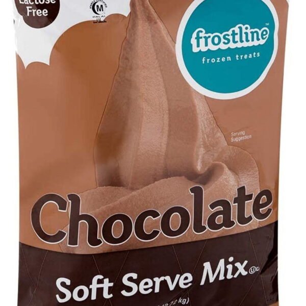 Frostline Chocolate Soft Serve Ice Cream Mix Lactose Free 6 lb
