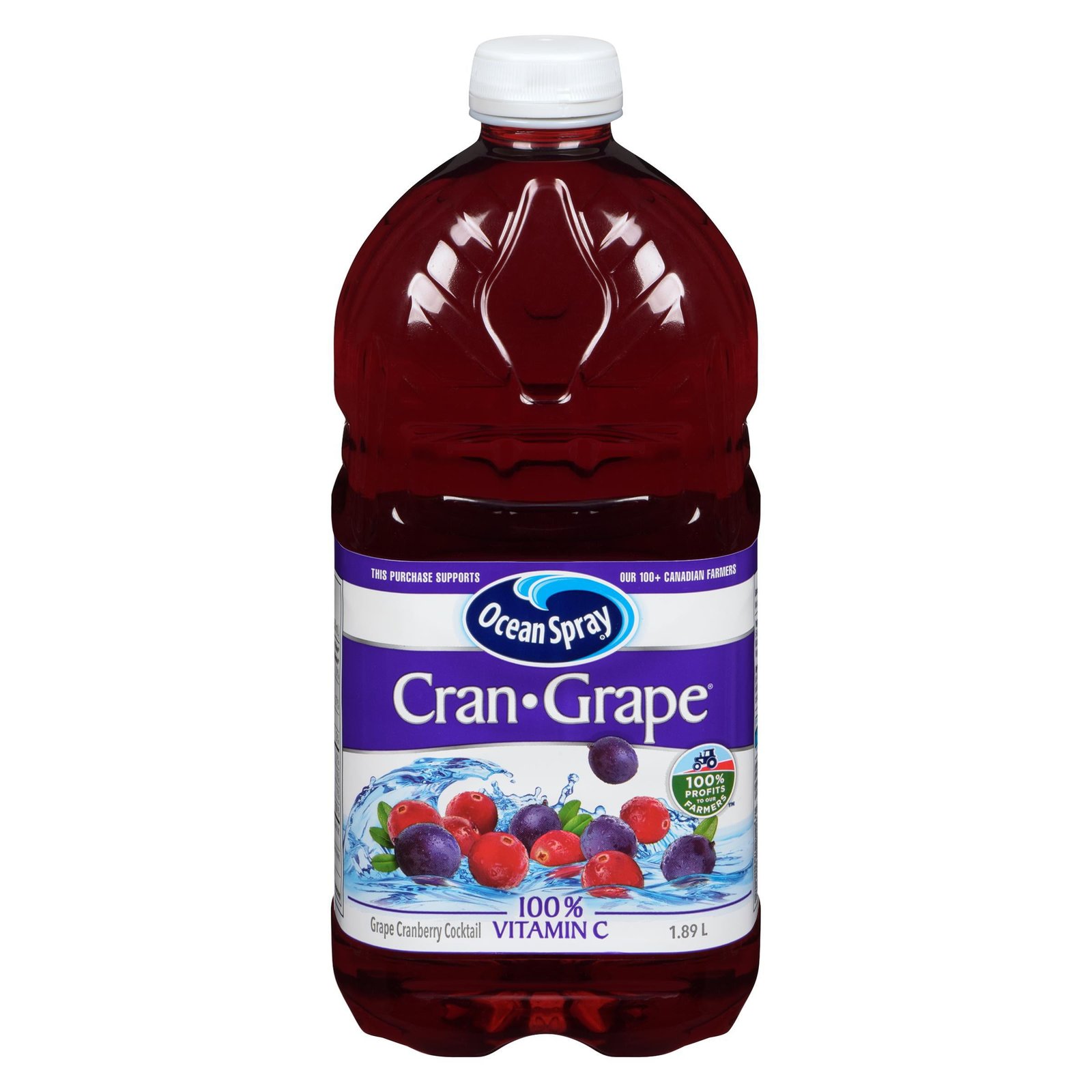 Ocean Spray Cran•Grape® Grape Cranberry Cocktail. 1.89 L