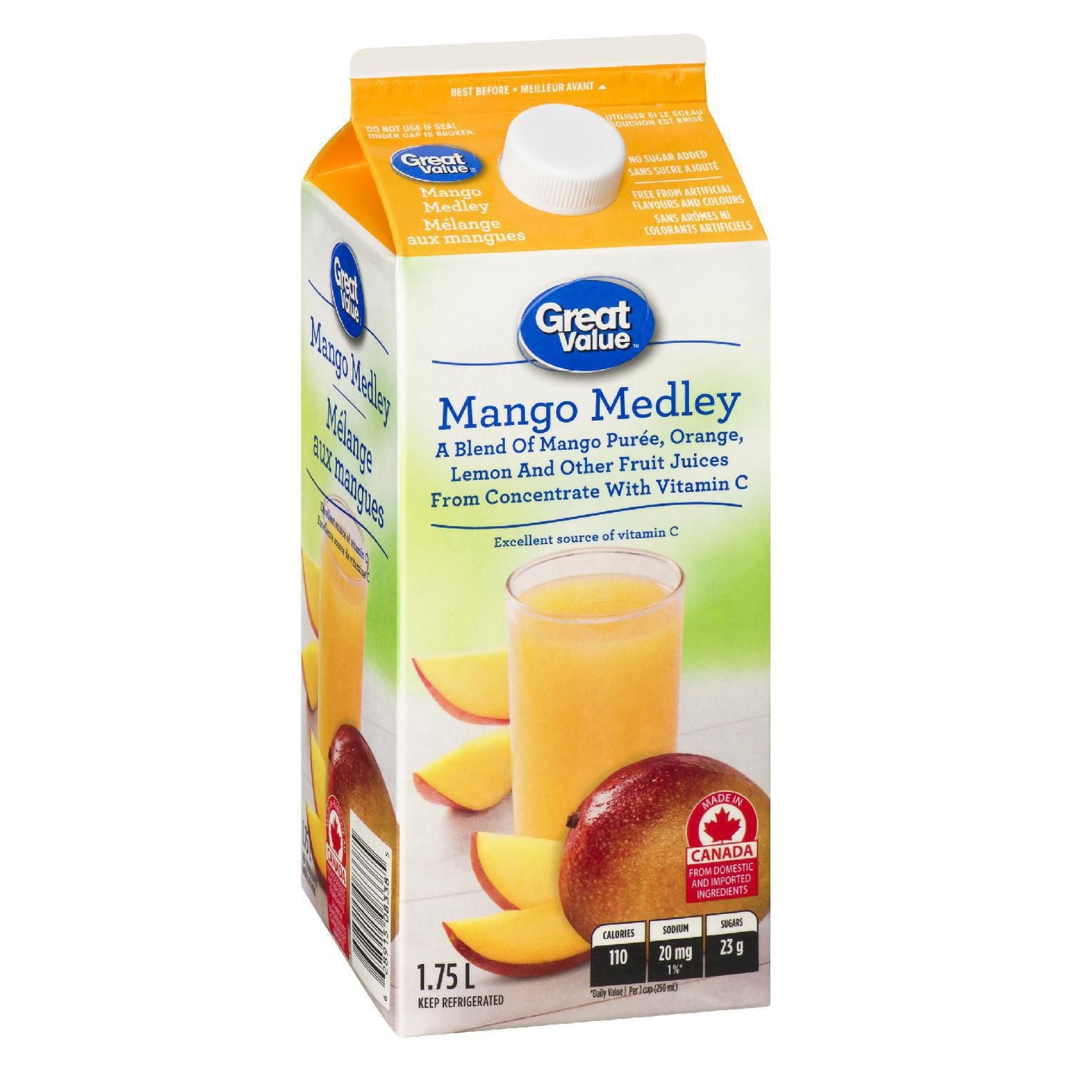 Mango Medley Juice Blend. 1.75L