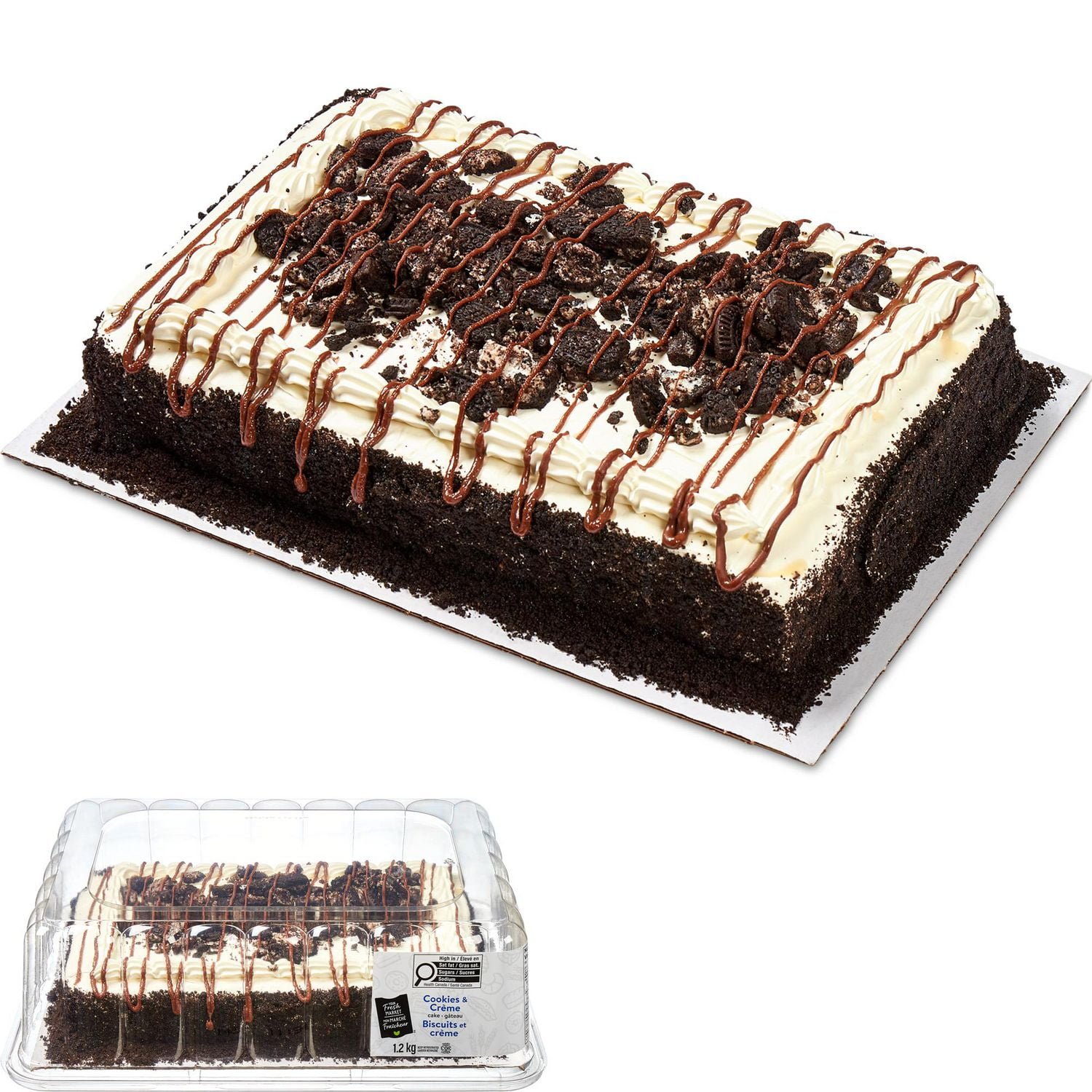 Your Fresh Market Cookies & Crème Slab Cake. 1.2 kg