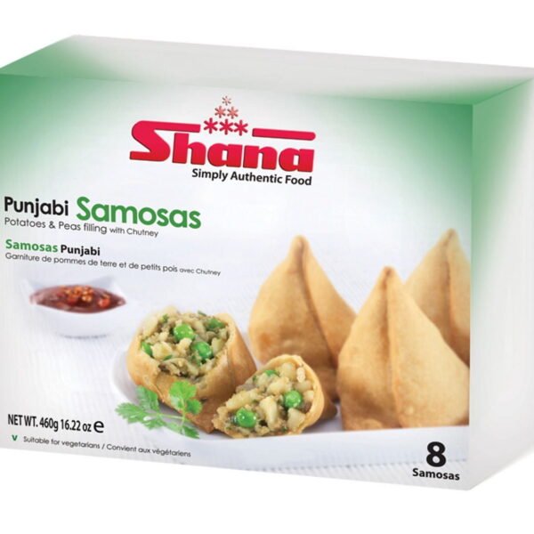 Rubicon Shana Punjabi Samosas. 460 g. Pack of 8