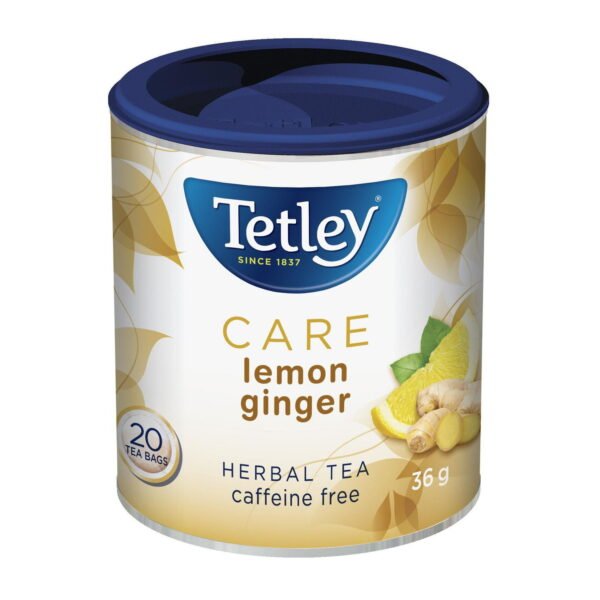 Tetley Care Lemon Ginger. 20 Bags