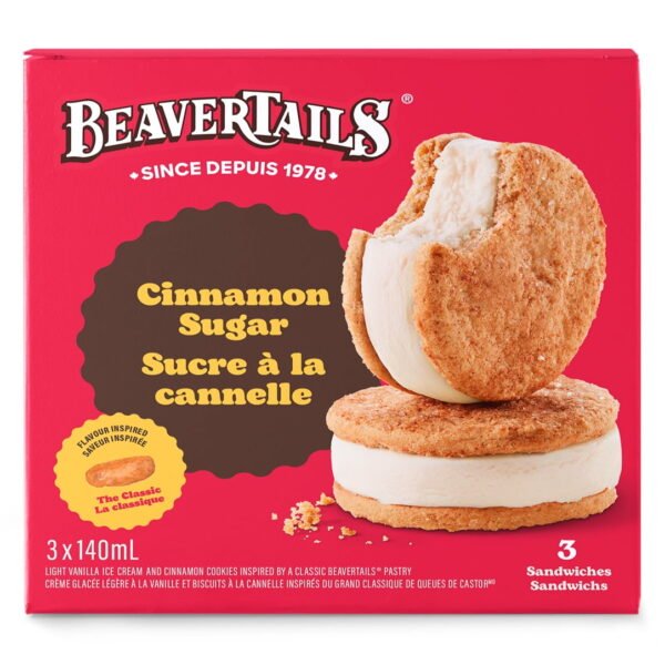 Beavertails Sandwich vanilla. 3x140ml