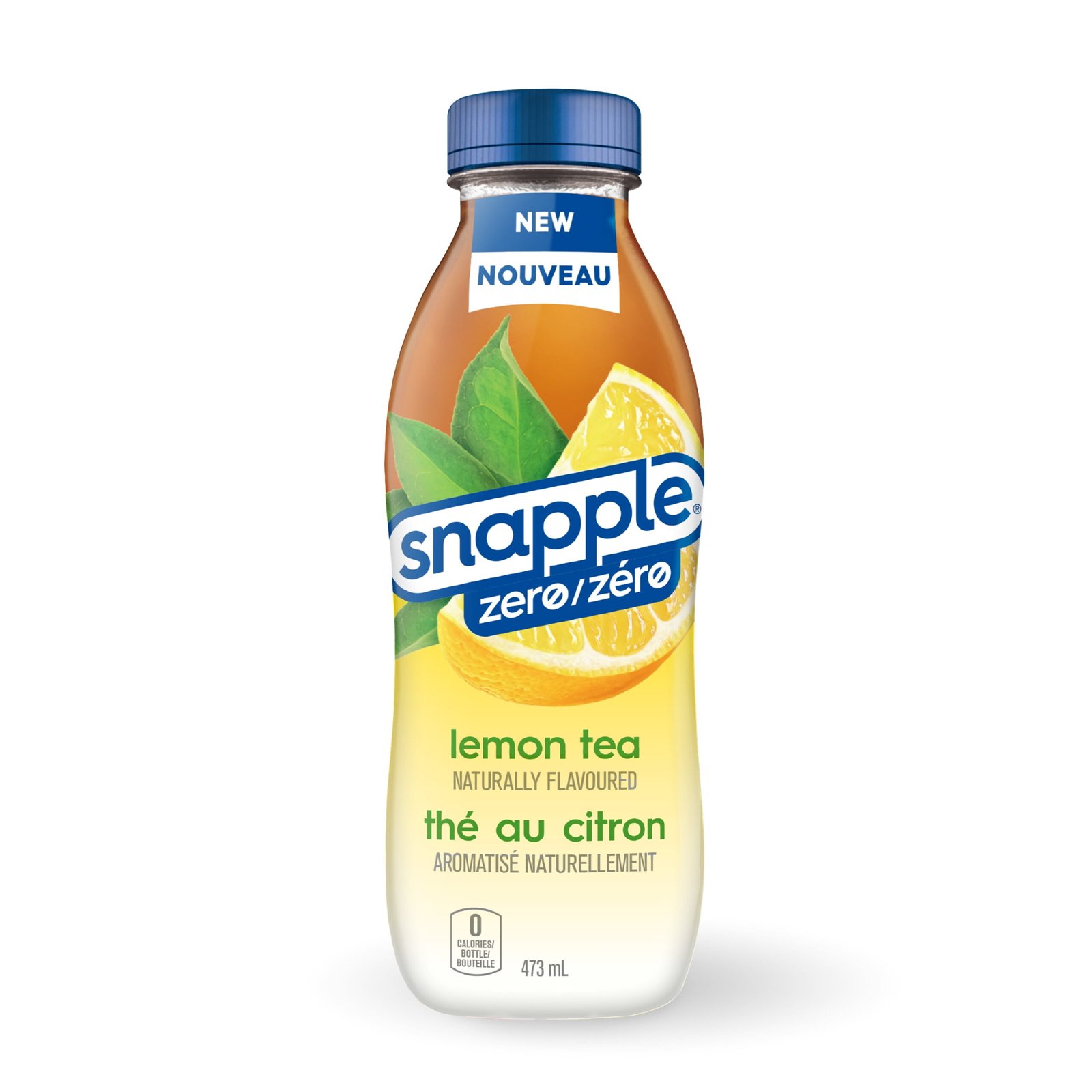Snapple Zero Naturally Flavoured. Lemon Tea. 473mL. 473 mL