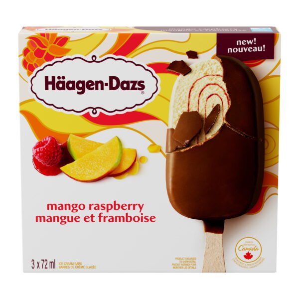 HGDZS MANGO RASPBRRY. HAGEN DAZS HGDZS MANGO RASPBRRY