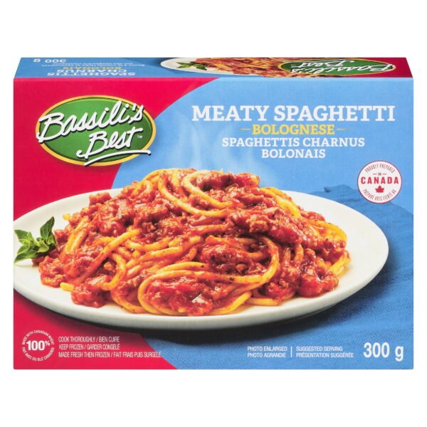 BASSILI'S BEST MEATY SPAGHETTI BOLOGNESE. BASSILI'S BEST MEATY SPAGHETTI BOLOGNESE-300G
